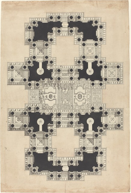 Pierre Varin, ‘Plan for a Decorated Ceiling’, ca. 1750, National Gallery of Art, Washington, D.C.