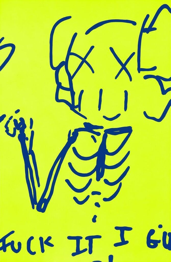 KAWS - Untitled (Fuck It I Give Up)