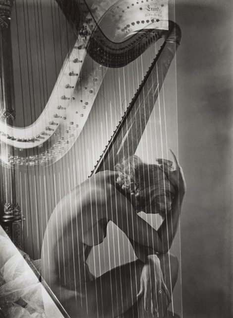 Horst P. Horst, ‘Lisa with Harp’, 1939, Vogue Archives