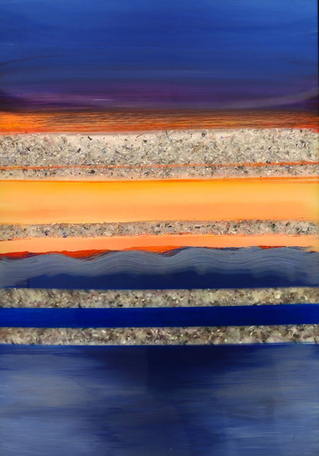 Arica Hilton, ‘Serenity Sunset’, 2020, Mixed Media, Acrylic on Acrylic with Recycled Plastic, Hilton Asmus