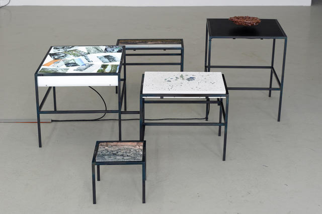 LIVES BETWEEN Group Exhibition in Collaboration With KADIST, ‘Otobong Nkanga - Tsumeb, Fragments - Kadist collection ’, Installation, Mixed media, Center for Contemporary Art - Tel Aviv
