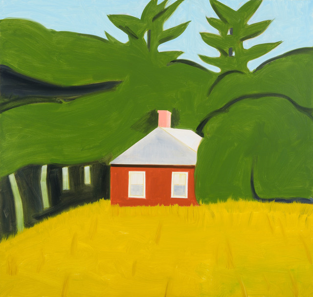 Alex Katz, ‘Red House’, 2016, Jim Kempner Fine Art