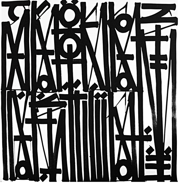 RETNA, ‘Crooked Just Like You’, 2016, HG Contemporary