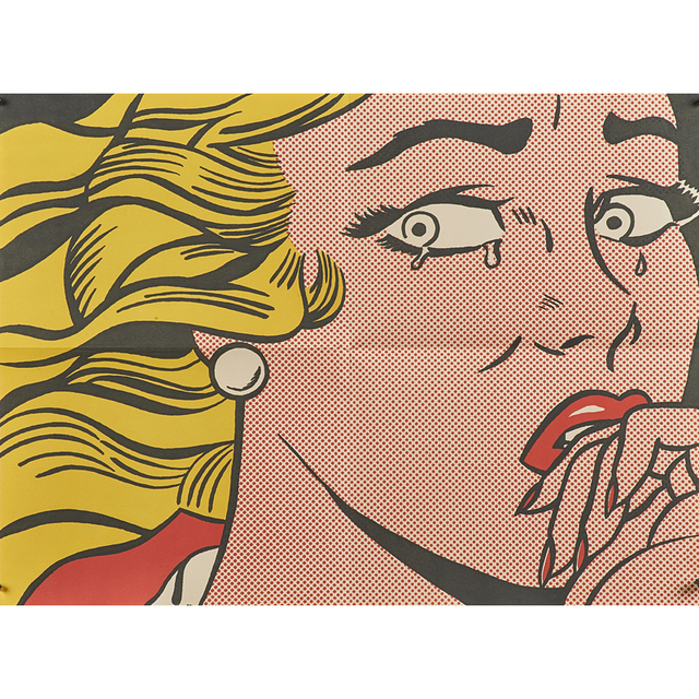 Roy Lichtenstein, ‘Crying Girl’, 1963, Print, Offset lithograph in colors (mailer), Rago/Wright