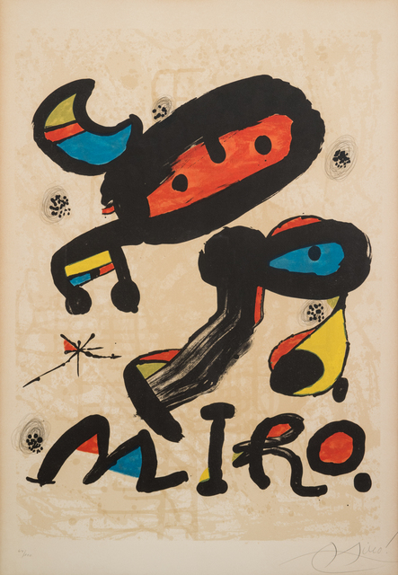 Joan Miró, ‘ Affiche pour exposition au Musée d'art moderne de Mexico’, 1980, Le Coin des Arts