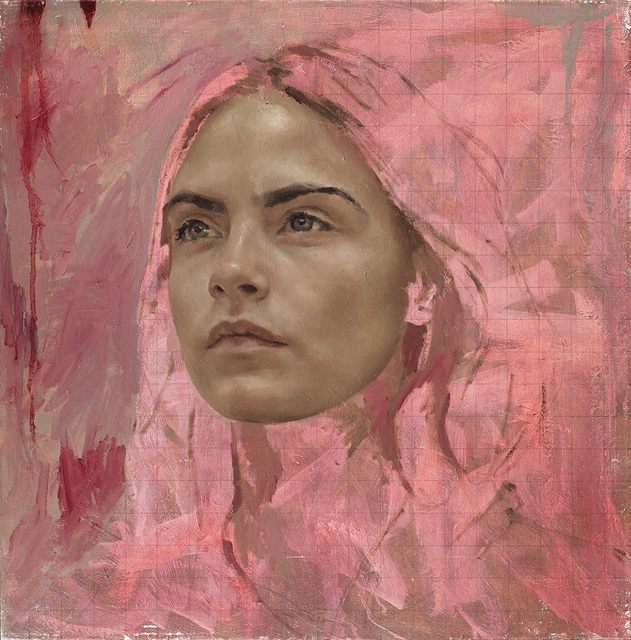 Jonathan Yeo, ‘Cara Study I ’, 2016, Print, Archival pigment print with varnish, Manifold Editions