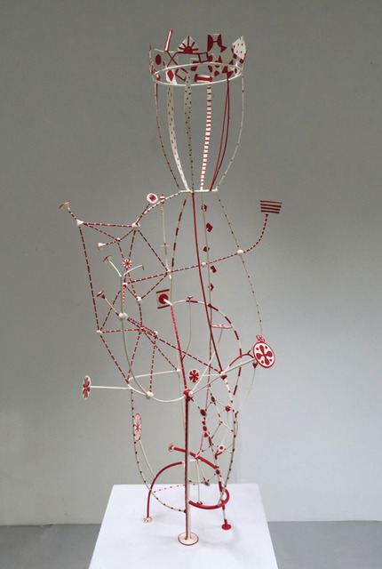 Tom Nussbaum, ‘Red Queen’, 2018, Sculpture, Acrylic on welded steel and epoxy, Octavia Art Gallery