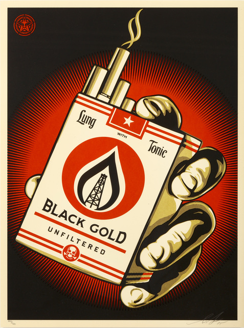 Shepard Fairey (OBEY), ‘Black Gold’, 2015, Chiswick Auctions
