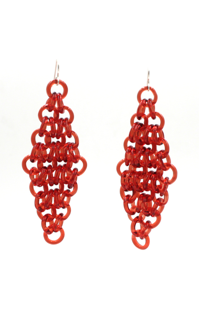 David Licata, ‘Red Earrings’, 2017, Facèré Jewelry Art Gallery