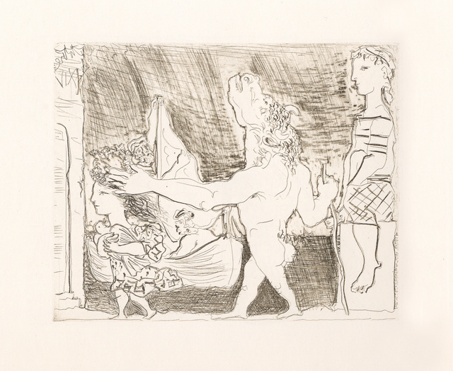 Pablo Picasso, ‘Minotaure aveugle guidé dans la Nuit par une Petite Fille au Pigeon (S.V. 96) ’, 1934, John Szoke