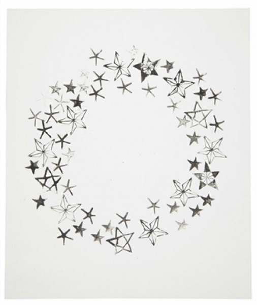 Andy Warhol, ‘Wreath and Stars’, 1954, Dean Borghi Fine Art