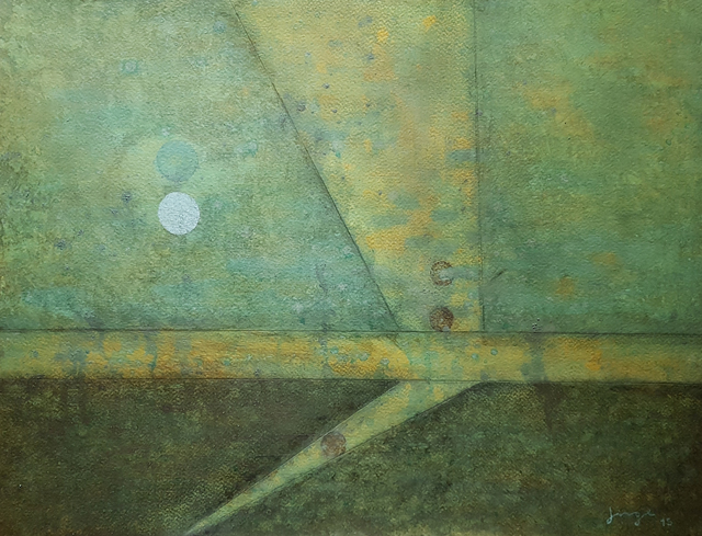 Jorge González Velázquez, ‘Luz’, 2015, Drawing, Collage or other Work on Paper, Acrylic on paper, Aldama Fine Art