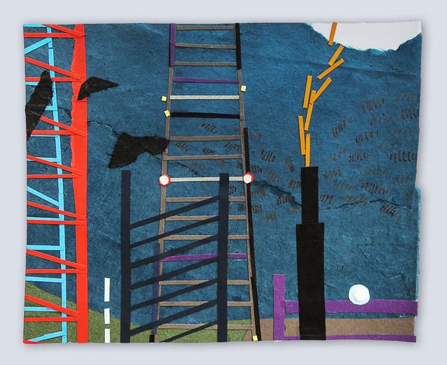 Krista Dedrick Lai, ‘Chatter’, 2019, Drawing, Collage or other Work on Paper, Mixed Media on paper, InLiquid