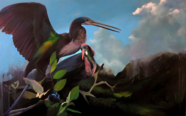 Manu Muñoz, ‘Belizean herons’, 2016, Blanca Soto Arte