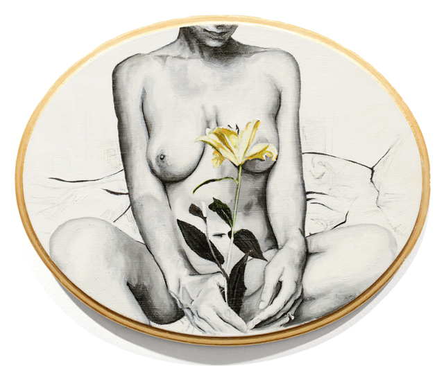 Lauren Rinaldi, ‘Gratitude’, 2018, Painting, Oil on wooden plaque, Paradigm Gallery + Studio
