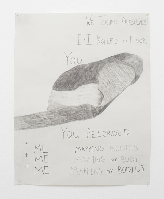 Zoe Avery Nelson, ‘Untitled’, 2019, Drawing, Collage or other Work on Paper, Pencil on Paper, Rubber Factory