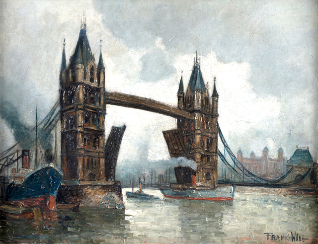 Frank Will, ‘London Bridge’, 1933, Painting, Oil On Canvas, Queen Fine Arts