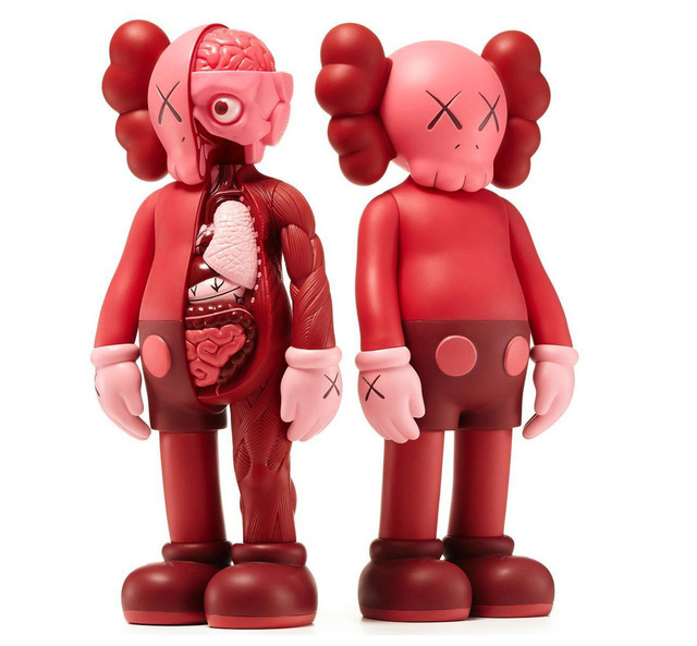 KAWS, ‘KAWS Red Blush companions (complete set of 2)’, 2016, Lot 180