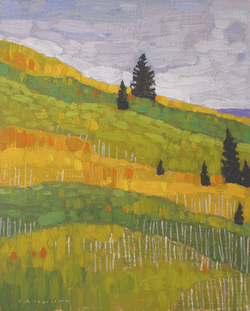 David Grossmann, ‘Pine Trees and Autumn Hill Colors’, 2019, Gallery 1261