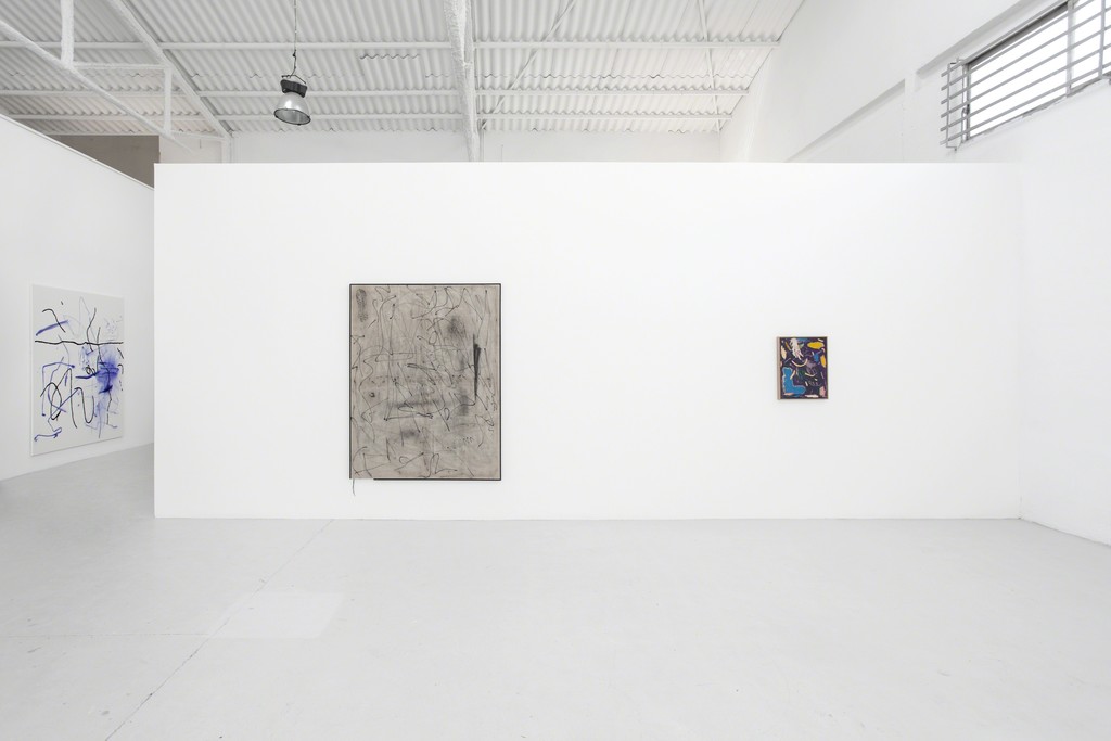 Group exhibition: 20 cm from the ground, 2017-2018. Part of the installation views, Louis 21.
(l-r): Jana Schröder, Ian Waelder, Daniel Jensen. Group exhibition: 20 cm from the ground, 2017-2018. Part of the installation views, Louis 21.
(l-r): Jana Schröder, Ian Waelder, Daniel Jensen.