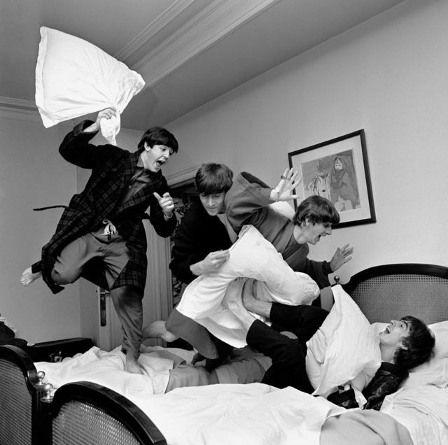 Harry Benson, ‘Beatles Pillow Fight, Paris’, 1964, Fahey/Klein Gallery