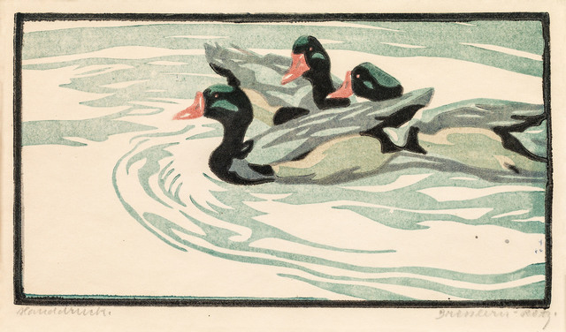 Norbertine Bresslern-Roth, ‘Ducks’, 1922, Galerie Kovacek & Zetter
