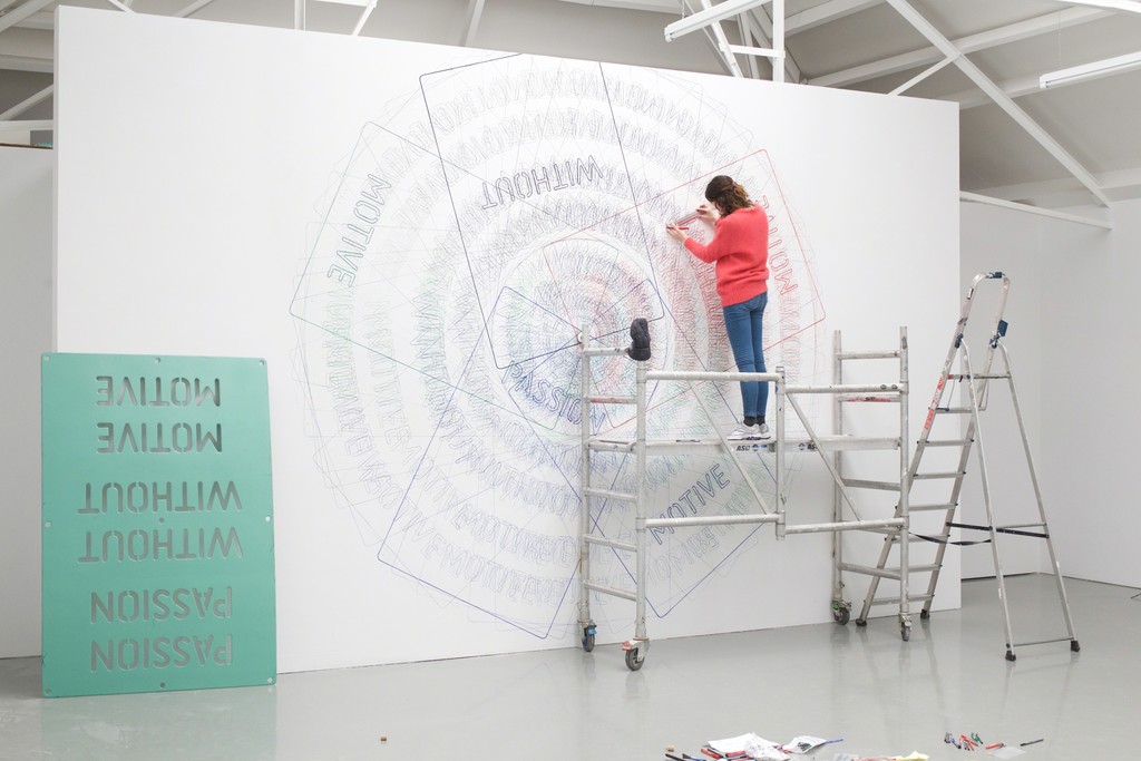 Job Koelewijn, work in progress, 2017, Galerie Fons Welters. Photo: Ernst van Deursen. Job Koelewijn, work in progress, 2017, Galerie Fons Welters. Photo: Ernst van Deursen.