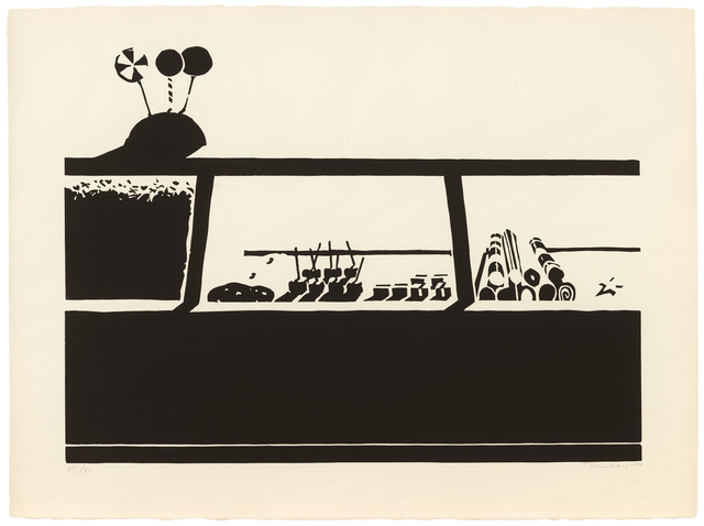 Wayne Thiebaud, ‘Candy Counter, State I’, 1970, Paul Thiebaud Gallery
