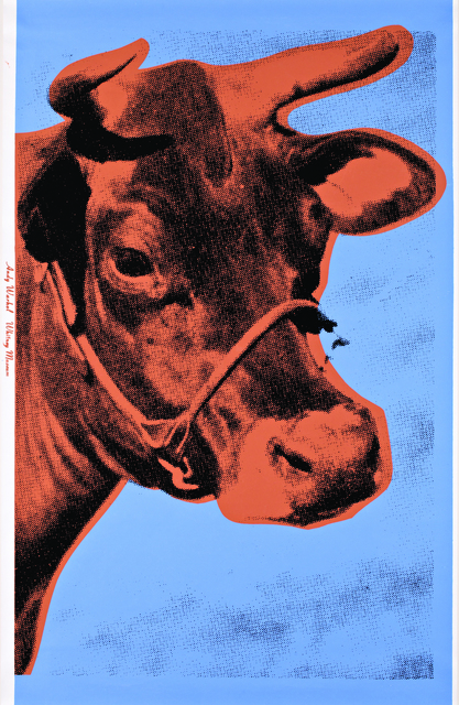 Andy Warhol, ‘Cow (Blue And Salmon)’, 1966, Julien's Auctions