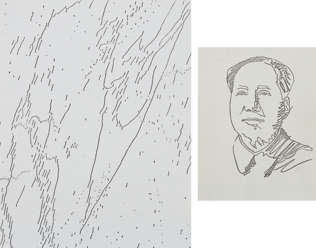 Andy Warhol, ‘Mao, from The New York Collection for Stockholm’, 1973, Print, Xerox, on xerox paper, the full sheet, contained in the original wove paper folio (with an accompanying reference image of Mao), Phillips