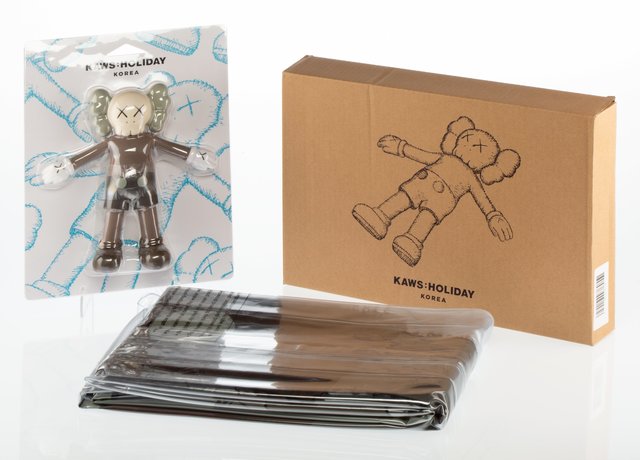 KAWS, ‘KAWS: Holiday Bath Toy and Floating Bed (two works)’, 2018, Sculpture, Painted cast resin, Heritage Auctions