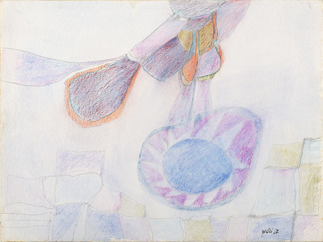 Achille Perilli, ‘Untitled’, 1967, Mixed Media, Mixed media on paper, Il Ponte