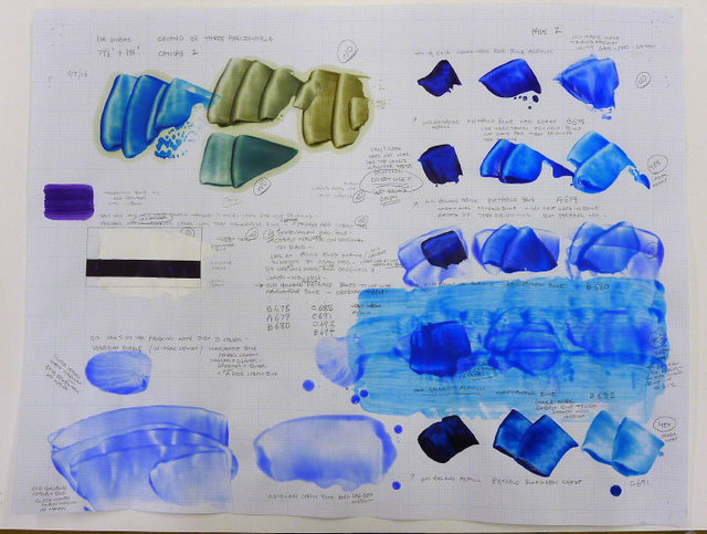 David Reed, ‘Working Drawing for Painting #659’, 2016, Other, Pérez Art Museum Miami (PAMM)