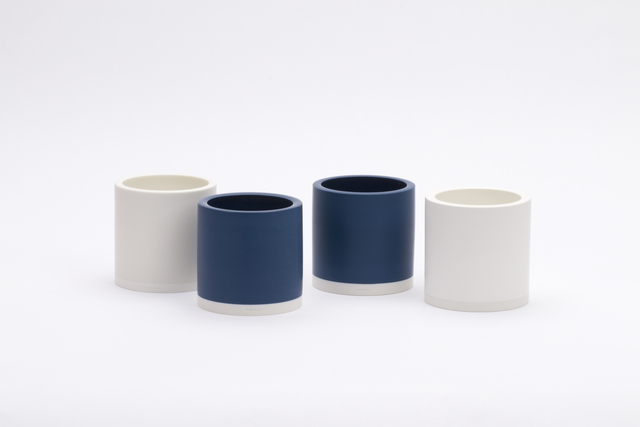 Jaejun Lee, ‘Blue and white cylinders’, 2015, Gallery LVS