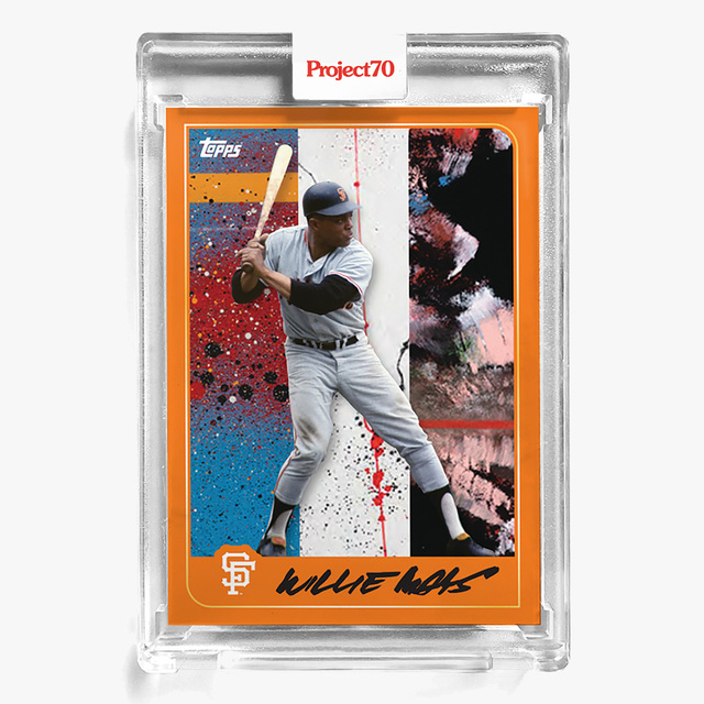 Futura Giants Willie Mays X Topps Project 70 2021 Available For Sale Artsy