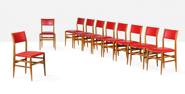 Gio Ponti, ‘Set of 10 Leggera chairs’, 1952, Aguttes