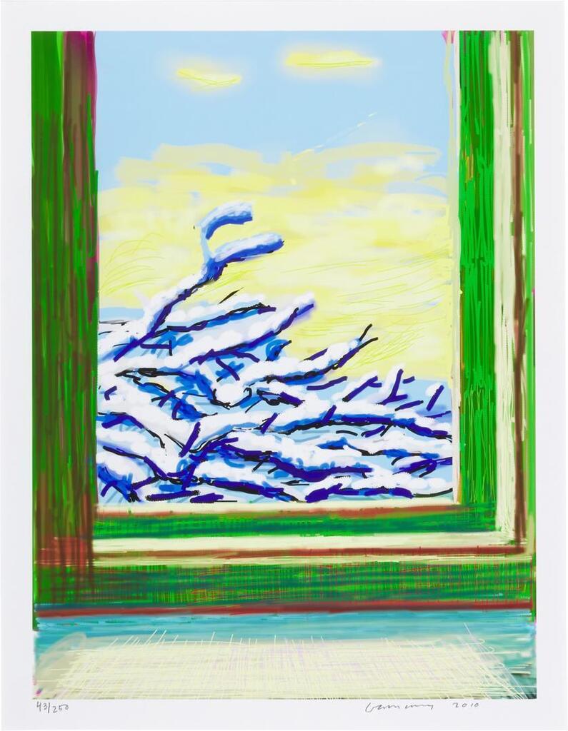 David Hockney - iPad Drawing 'No. 610', 23rd December, 2010