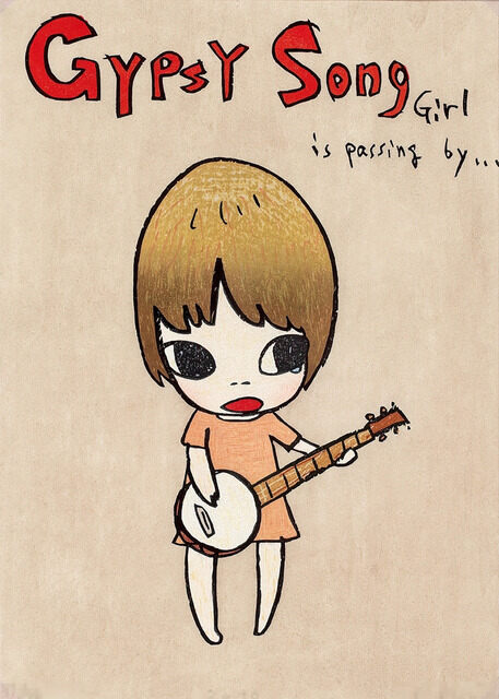 Yoshitomo Nara - Gypsy Song Girl is Passing By