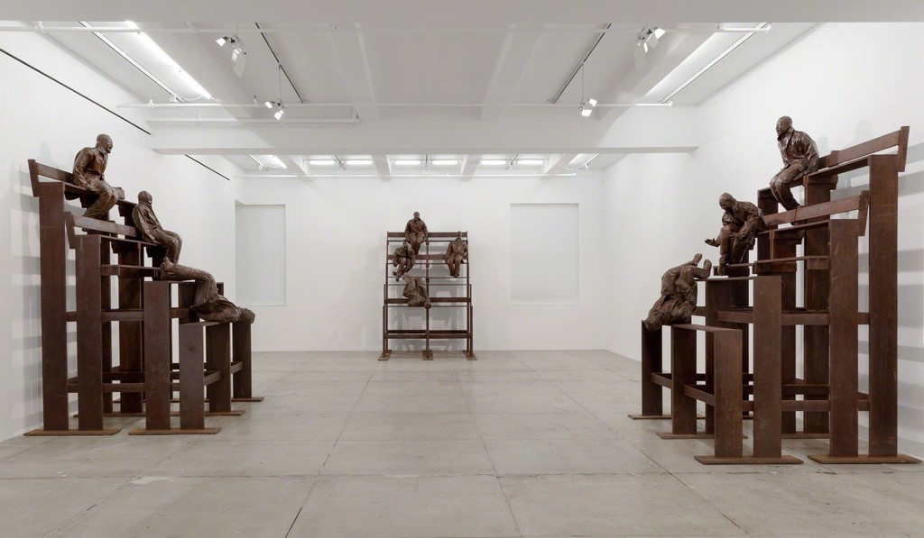 Juan Muñoz, Installation View, Marian Goodman Gallery, New York, December 9, 2014 - January 29, 2015 Juan Muñoz, Installation View, Marian Goodman Gallery, New York, December 9, 2014 - January 29, 2015