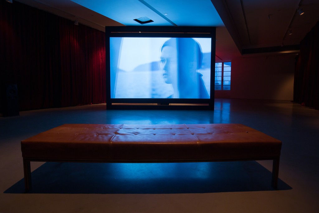 Duilian (2016) installation view, Wu Tsang. Courtesy of the artist and Spring Workshop, Hong Kong. Photo: MC Duilian (2016) installation view, Wu Tsang. Courtesy of the artist and Spring Workshop, Hong Kong. Photo: MC