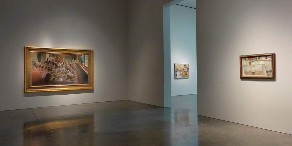 Center: © Robert Rauschenberg
Foundation/Licensed by VAGA, New
York
Right: © The Lucian Freud
Archive/Bridgeman Images © Gagosian Gallery. Photo by Robert McKeever Center: © Robert Rauschenberg
Foundation/Licensed by VAGA, New
York
Right: © The Lucian Freud
Archive/Bridgeman Images © Gagosian Gallery. Photo by Robert McKeever