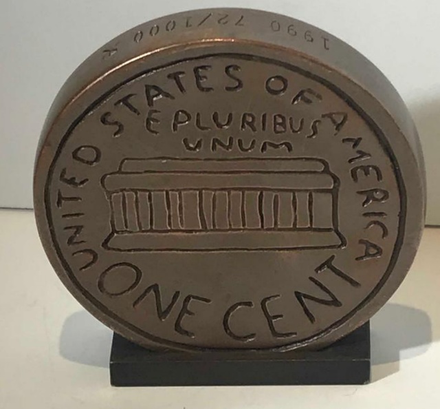 Tom Otterness, ‘Big Penny’, 1990, Alpha 137 Gallery
