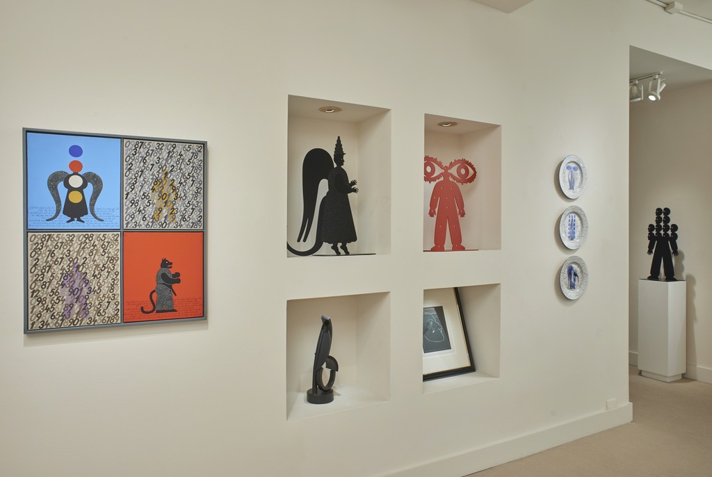 Grisha Bruskin installation at Meyerovich Gallery, San Francisco Grisha Bruskin installation at Meyerovich Gallery, San Francisco