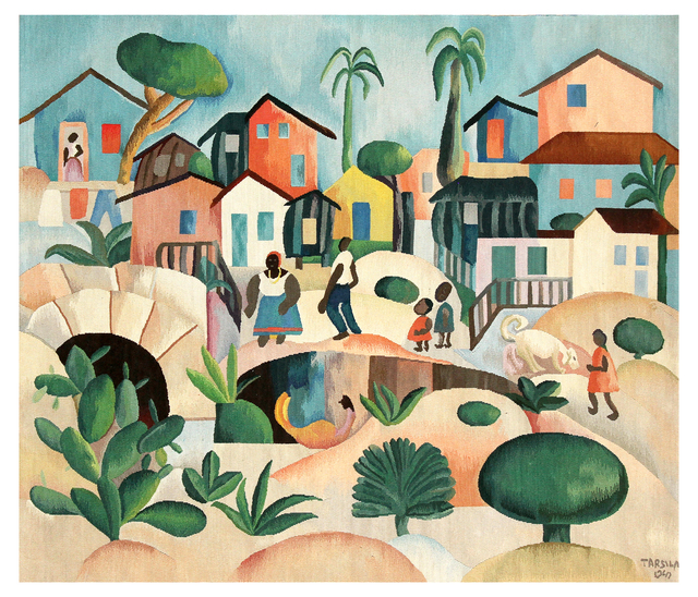 Tarsila do Amaral | Tapestry Tarsila do Amaral - Morro da Favela (2016 ...