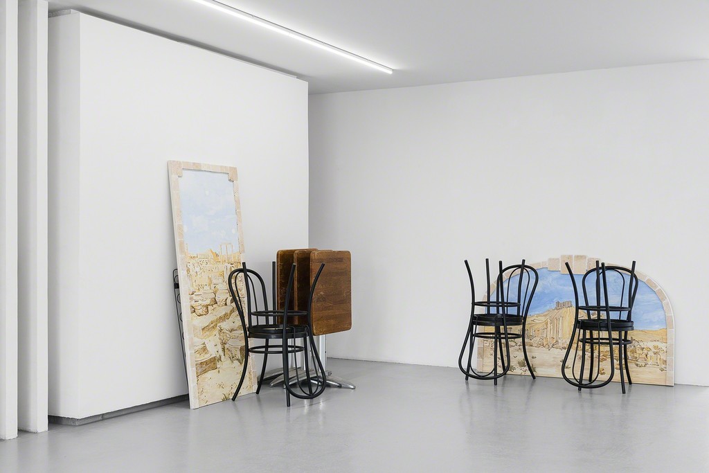 Exhibition view, Pier 1, by Michael Assiff.
© Photo: Grégory Copitet / Courtesy of the artist and Valentin, Paris. Exhibition view, Pier 1, by Michael Assiff.
© Photo: Grégory Copitet / Courtesy of the artist and Valentin, Paris.