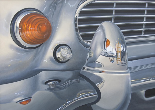 Reinhard Fluri, ‘DB 5 "Selbstportrait"’, 2006-2018, Painting, Oil and acrylic on wood, GALERIE URS REICHLIN