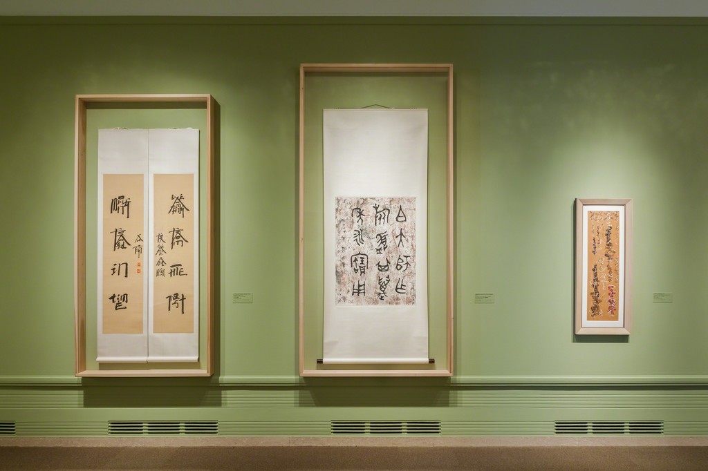 Installation view of Calligraphic Abstraction, 2015. Courtesy Seattle Art Museum. Installation view of Calligraphic Abstraction, 2015. Courtesy Seattle Art Museum.