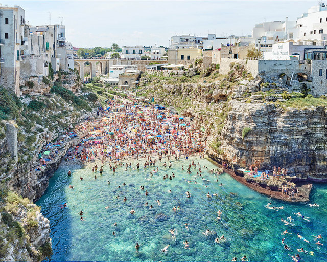 David Burdeny, ‘Polignano a Mare (Mid-Day), Bari, Italy’, 2016, Galerie de Bellefeuille