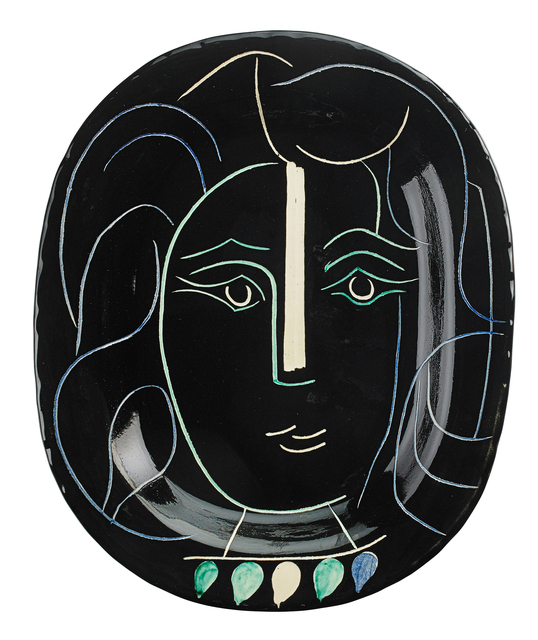 Pablo Picasso, ‘Woman's Face charger (Visage de Femme), edition of 400, France’, des. 1953, Rago/Wright