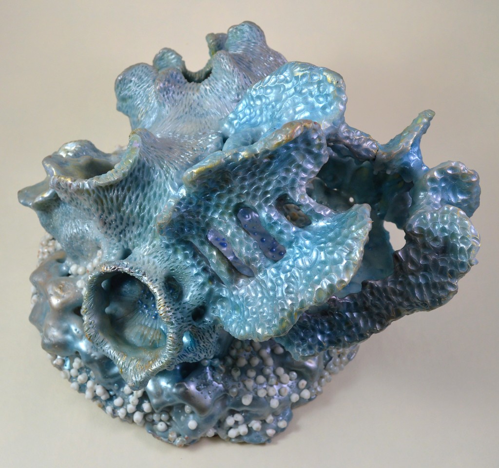 TRACEY-MAE CHAMBERS - Elephant ear - Encaustic wax - 27 x 32 x 32 TRACEY-MAE CHAMBERS - Elephant ear - Encaustic wax - 27 x 32 x 32